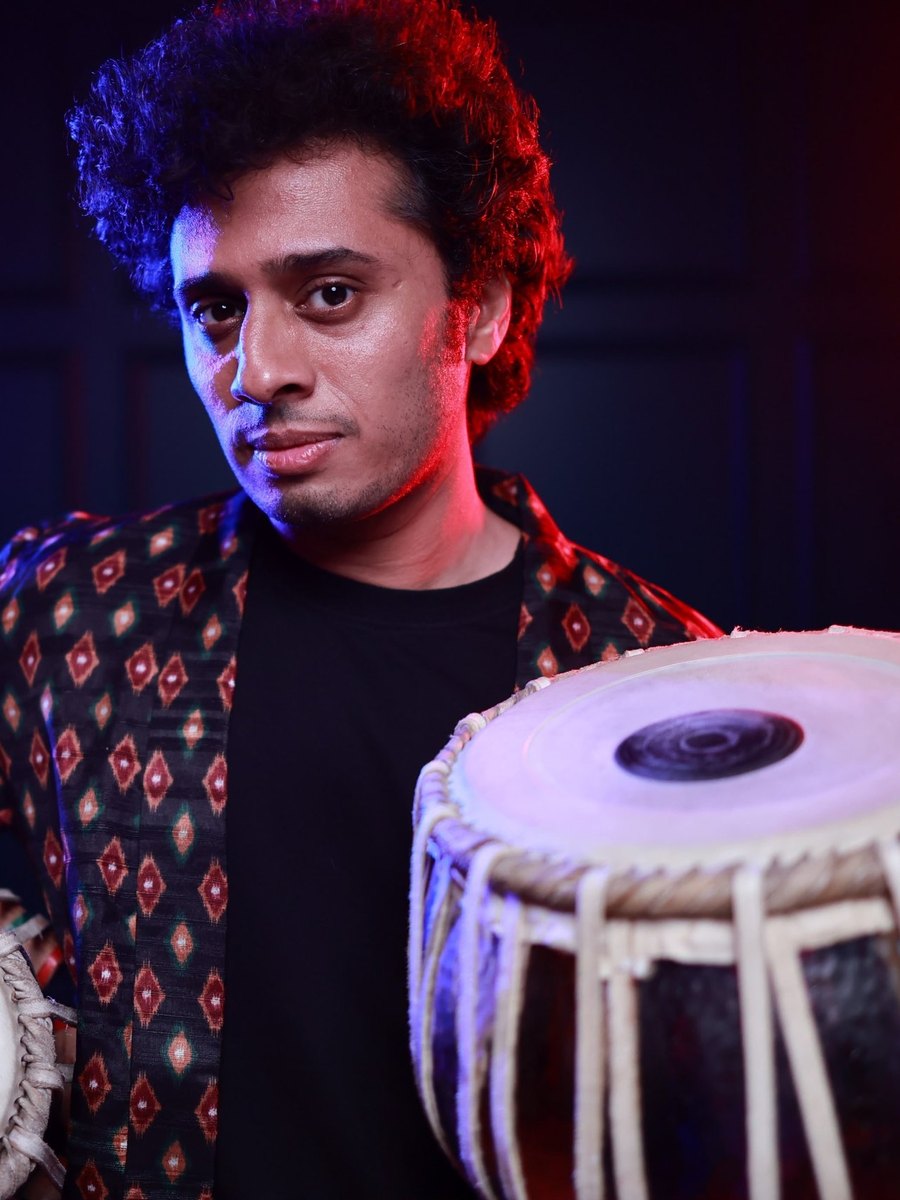 Rupak Dhamankar at the tabla