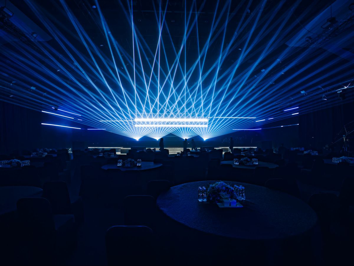 Stage at a Birla show