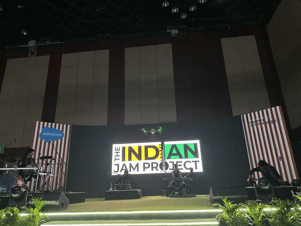 Stage at a ICICI Lombard show