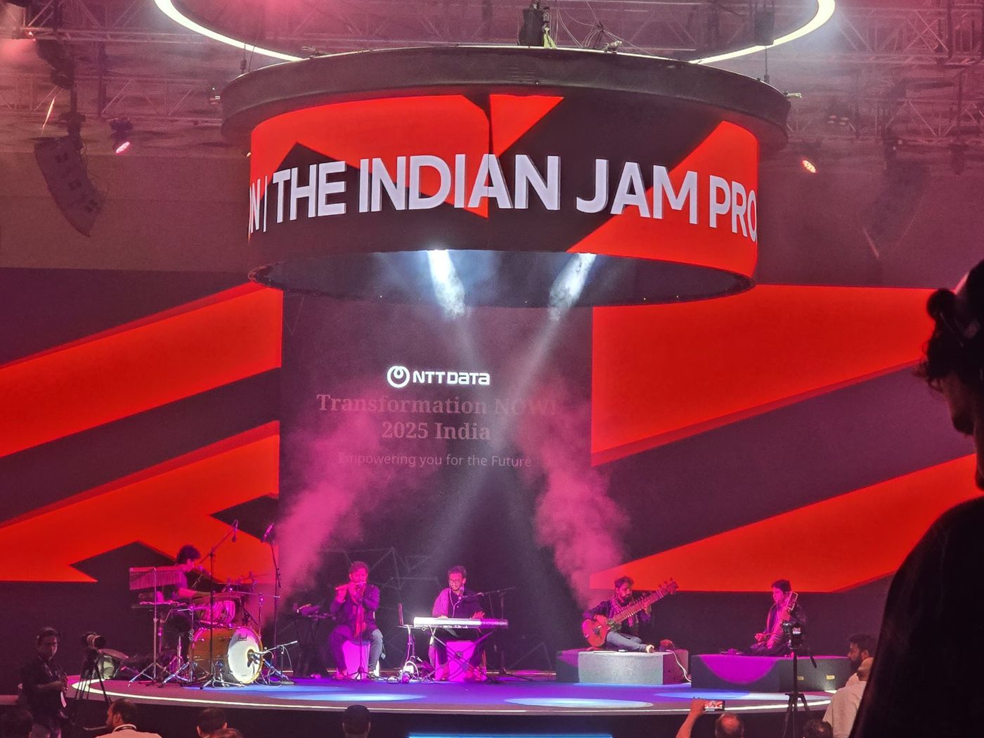 Stage at a NTT Data show